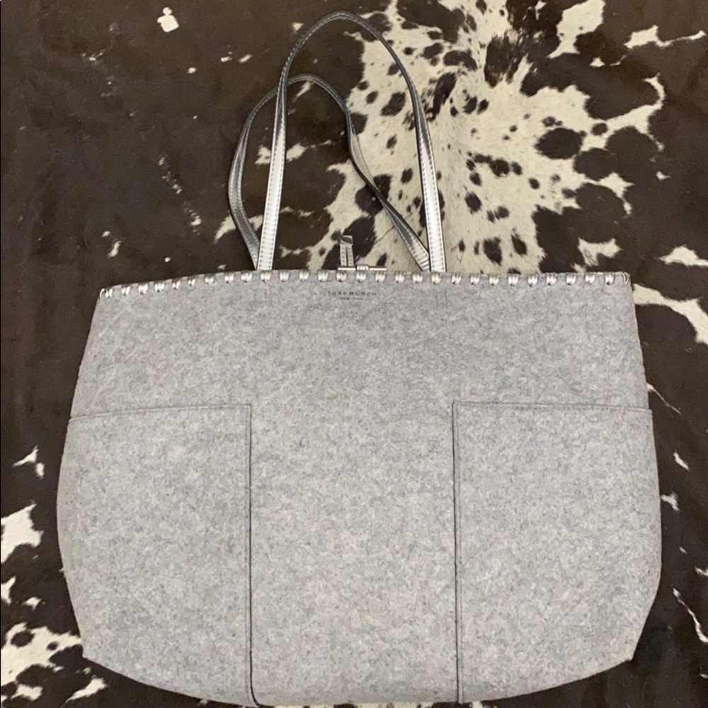 Tory Burch felt shoulder bag